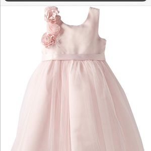 US Angels size 10 pink rosette dress